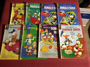 lot 258 image: (8) Vintage Gold Key Donald Duck Comics - All 12c Comics