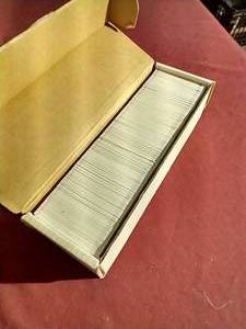 lot 265 image: Box of 1984 Fleer Baseball Cards