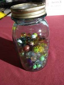 lot 279 image: Jar of Marbles