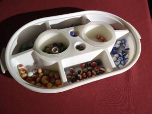 lot 284 image: Tray of Marbles