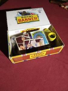 lot 285 image: Cigar Box With Misc Items