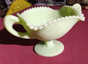 lot 286 image: Awesome Uranium Glass Dish