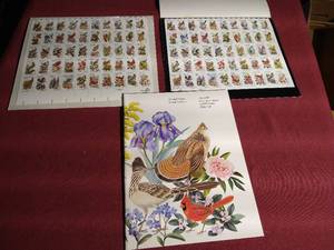 lot 292 image: (3) 1982 State Bird Stamp Sets