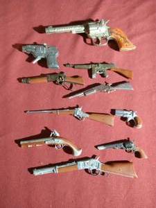 lot 300 image: Large Lot of Toy Cap Guns