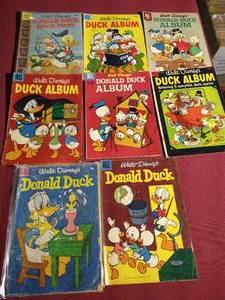 lot 319 image: (8) Vintage Dell Donald Duck Comics