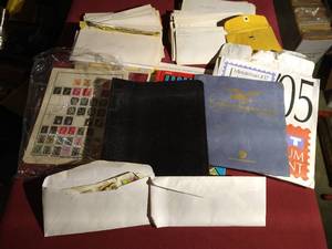 lot 336 image: Huge Stamp Lot - Albums, Envelopes of Stamps, Etc