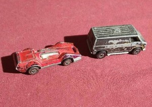 lot 351 image: (2) Vintage Redline Hot Wheels Vehicles