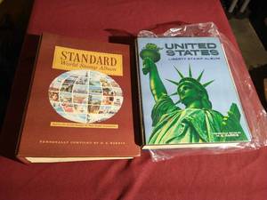 lot 366 image: (2) Stamp Albums