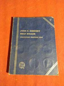 lot 376 image: Kennedy Half Dollar Book With (12) Silver