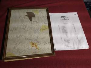 lot 394 image: Framed 1978 Denver Broncos Autographs