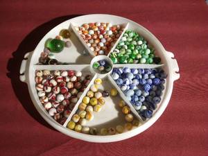 lot 398 image: Large Tray of Marbles