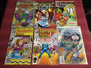 lot 429 image: (6) Vintage Fantastic Four Comics