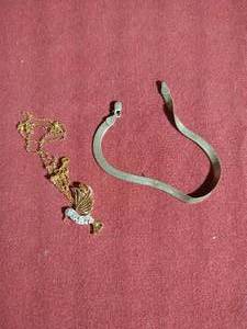 lot 436 image: (2) Jewelry Pieces - Sterling Bracelet