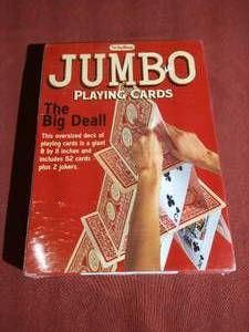 lot 458 image: Unopened Jumbo Playing Cards - Cool