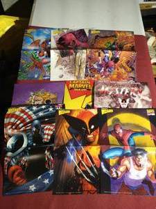lot 476 image: (10) Marvel Centerfold Posters
