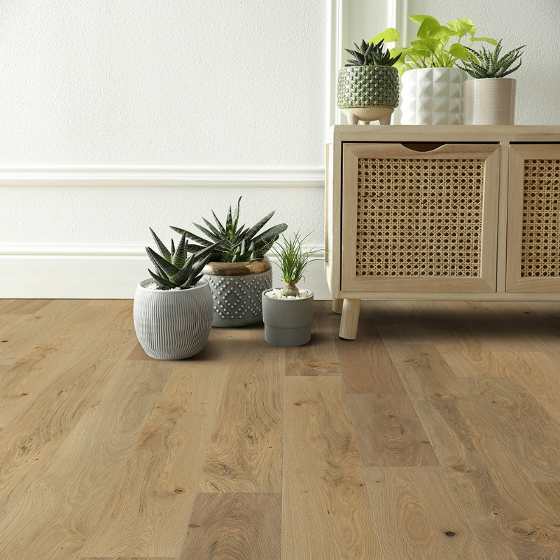 lot 99 image: SPECIAL LOT 460 SF of HIGH END Real Wood Waterproof Flooing - 7.5x48 -Oak Heart - RTA