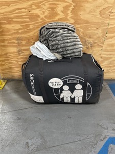 lot 3 image: LoveSac MovieSac with Cover