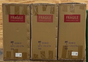 lot 12 image: Wicker Patio Gray Square Ottoman lot of 3