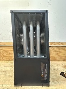 lot 15 image: Mr. Heater Big Maxx Natural Gas GarageWorkshop Unit Heater, 50,000 BTU, LP Conversion Kit, Model# F260550 Msrp $499.99