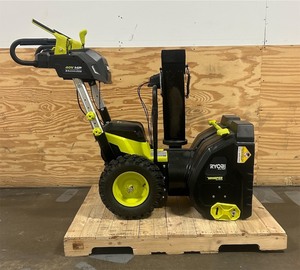 lot 28 image: RYOBI Snowblower ry40807vnm tool only
