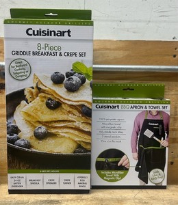 lot 48 image: Cuisinart Griddle, Bbq lot of 2