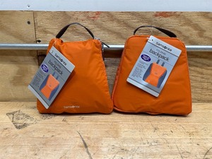 lot 79 image: Samsonite folding backpack (lot of 2)