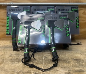 lot 89 image: Schrade Scax10 Hatchet lot of 5