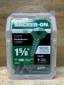 lot 98 image: Backer-On HardieBacker 1-58  lot of 4