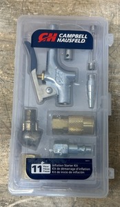 lot 114 image: Campbell Hausfeld Air Inflation Kit with Air Blow Gun (DA971100)