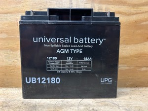 lot 131 image: Universal Battery AGM Type