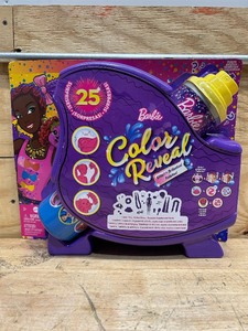 lot 136 image: Barbie Color Reveal Glitter Doll - Glittery Blue