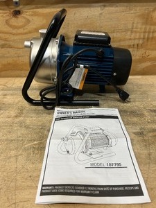 lot 179 image: Ironton 1 HP Booster Pump