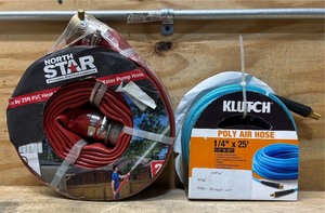 lot 207 image: Klutch, North Star, Hoses lot of 2