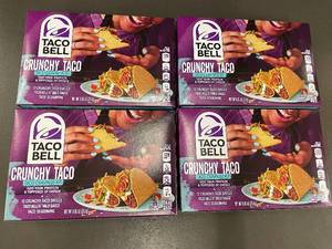lot 23 image: Taco Bell Crunchy Taco Cravings Kit, 4 Boxes, Best By 12242024