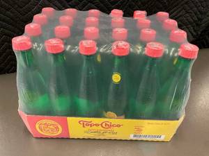 lot 105 image: Topo Chico Twist of Grapefruit Mineral Water 24-Pack, 15.5oz Bottles