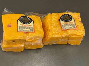 lot 155 image: Ellsworth Natural Salami Colby Cheese Blocks - Approx 2lbs Factory Sealed, Best By 042026