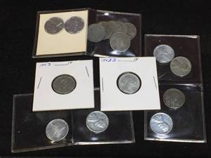 lot 192 image: (16) Wartime Steel Pennies