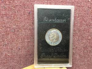 lot 201 image: 1971-S Eisenhower Proof Dollar