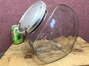 lot 233 image: Antique Glass Countertop Candy Jar