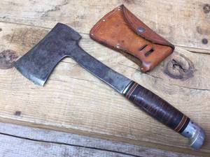 lot 236 image: Vintage Western Hatchet