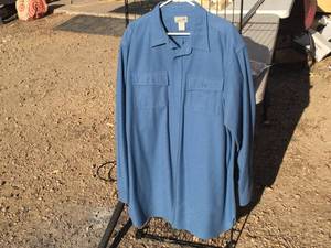 lot 239 image: Very Nice L.L. Bean - Mens XXL Tall - 100% Cotton Blue