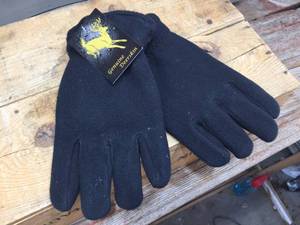 lot 244 image: North American Trading - Mens XL Deerskin Gloves - Heatlock