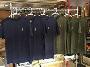 lot 248 image: (6) Mens S - Second Skin T-Shirts BlueGreen