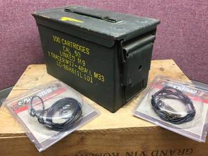 lot 272 image: (2) Game Camera Locks & Ammo Can
