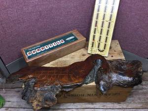 lot 283 image: Vintage Cribbage & Rummytile - Games