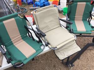 lot 296 image: 3 Portable Stadium Seats - Nice