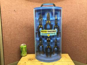 lot 310 image: Master Tradesman 6 Pc Professional Pliers Set - New