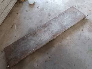 lot 15 image: Aluminum and Wood Scaffold Plank Walk Board