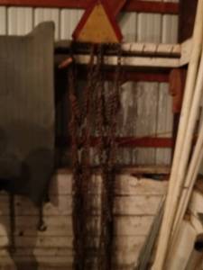 lot 48 image: Heavy Duty Tire Chains for Farm or Industrial Equipment