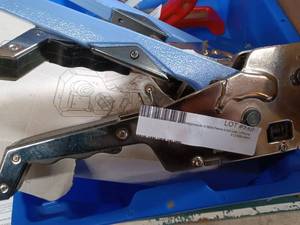 lot 110 image: Used Manual Strapping Tool with Metal Construction